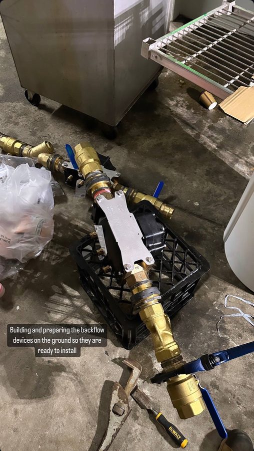 RPZ backflow device assembly Sydney